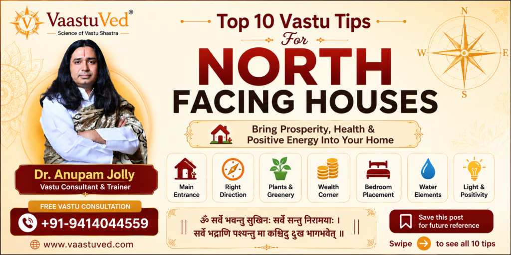 Top 10 Vastu Tips for north facing houses